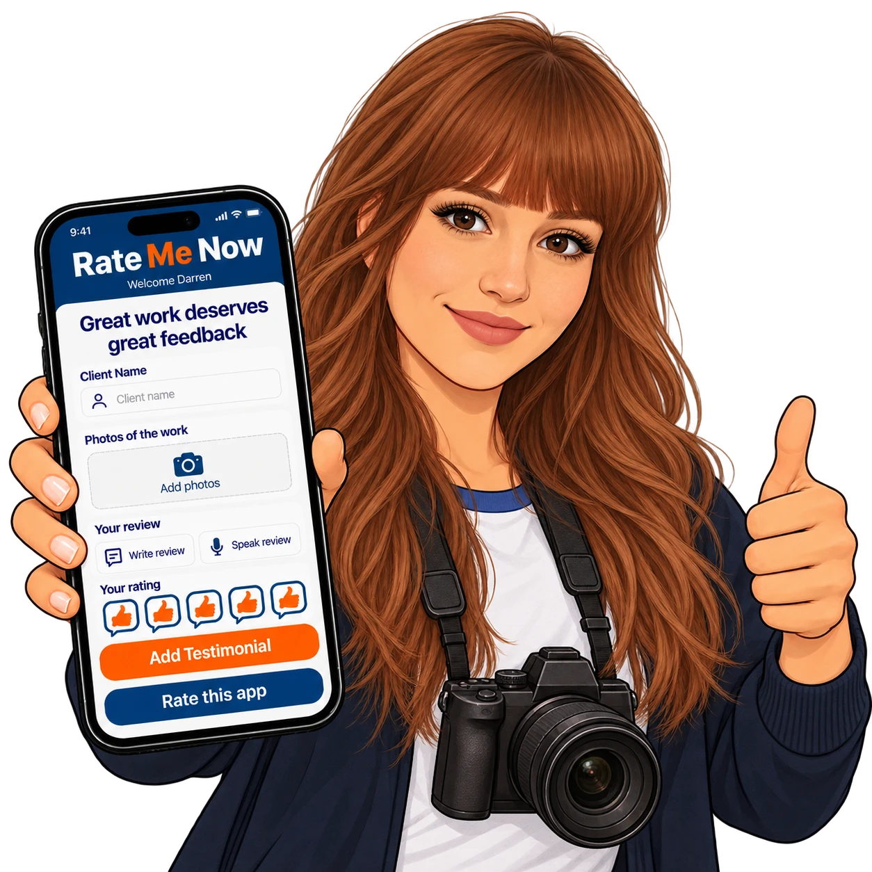 Female Rate Me Now helper